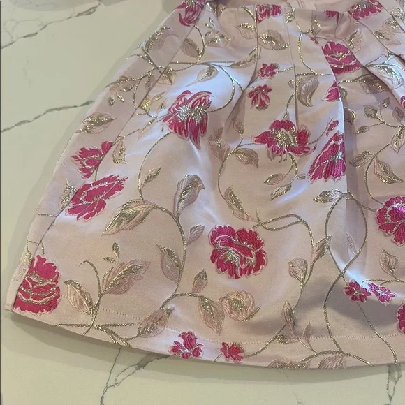 Vici Pink Bubble Mini Dress Marie Anne Floral Puff Sleeve - Picture 6 of 13